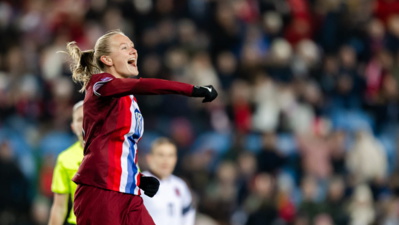 Frida Maanum signe un quadruplé avec la Norvège (photo NFF)