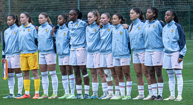 La France lors du dernier match remporté face à la Belgique (photo Gianni Pablo)