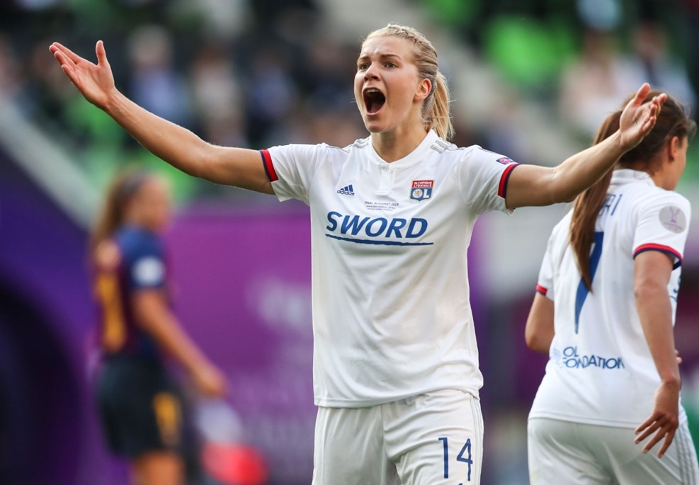 Triplé pour Hegerberg qui finit la saison sur une belle note (photo UEFA.com)