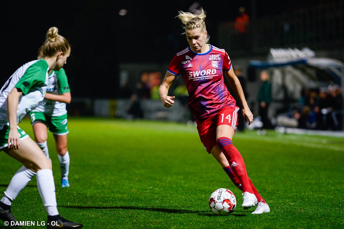 Hegerberg, reine des buteuses européennes (photo twitter OL)