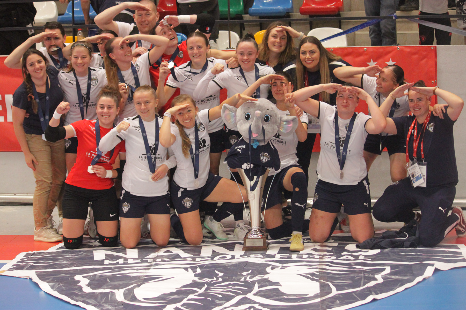 Challenge National Futsal - NANTES MÉTROPOLE FUTSAL conserve son trophée