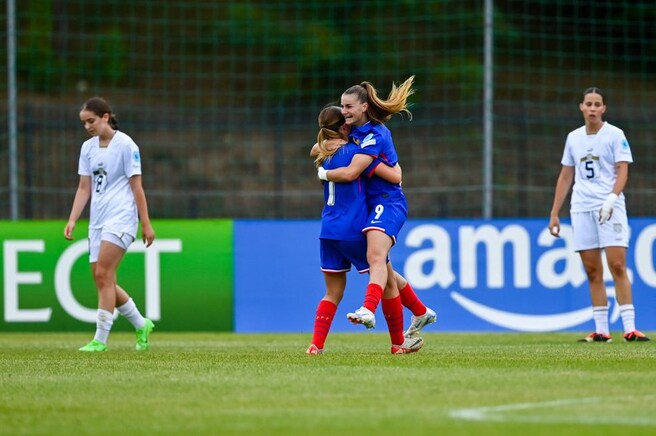 Le but de Robillard a remis la France sur de bons rails (photo UEFA.com)