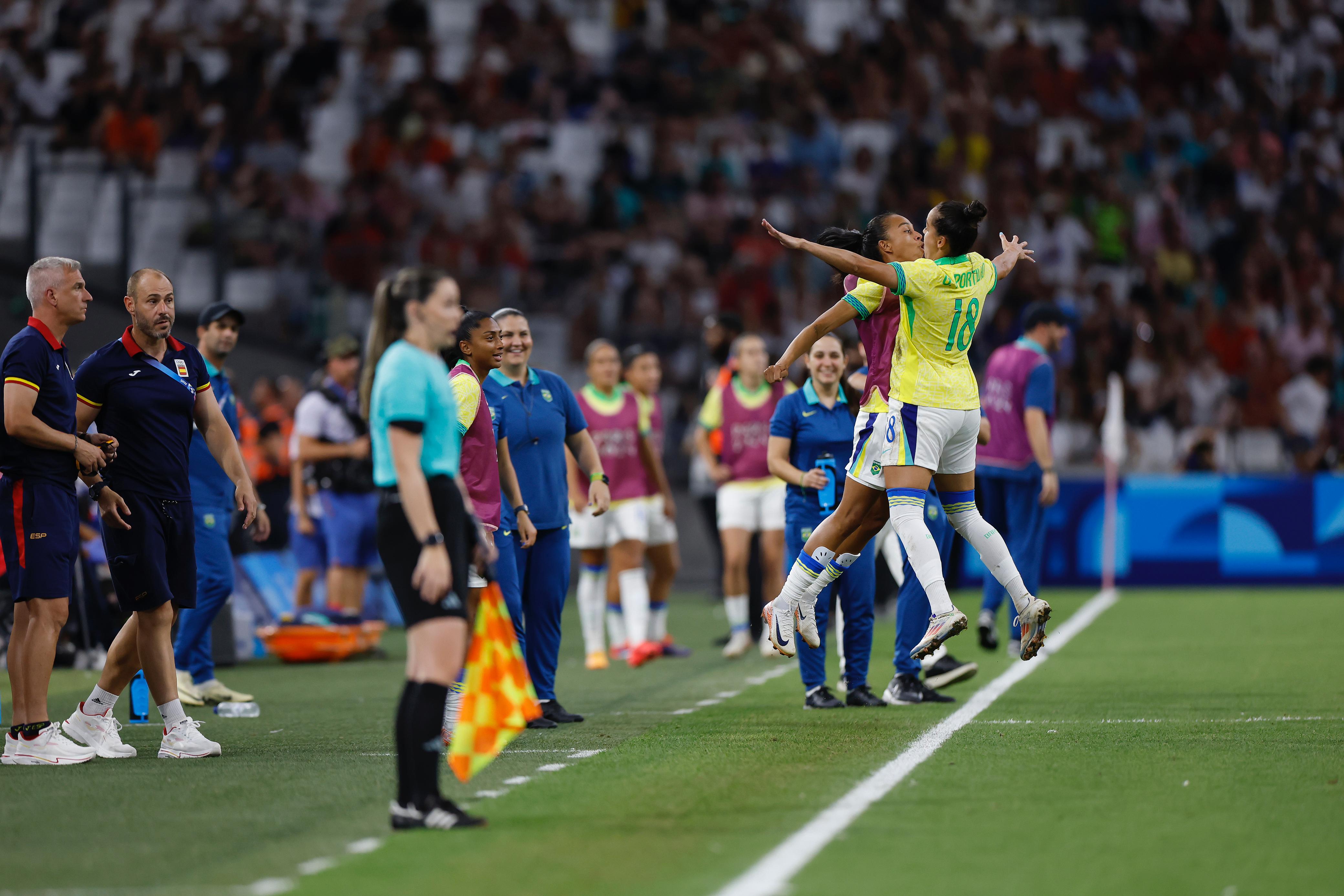 Gabi Portilho porte son équipe vers la qualification (photo CBF)