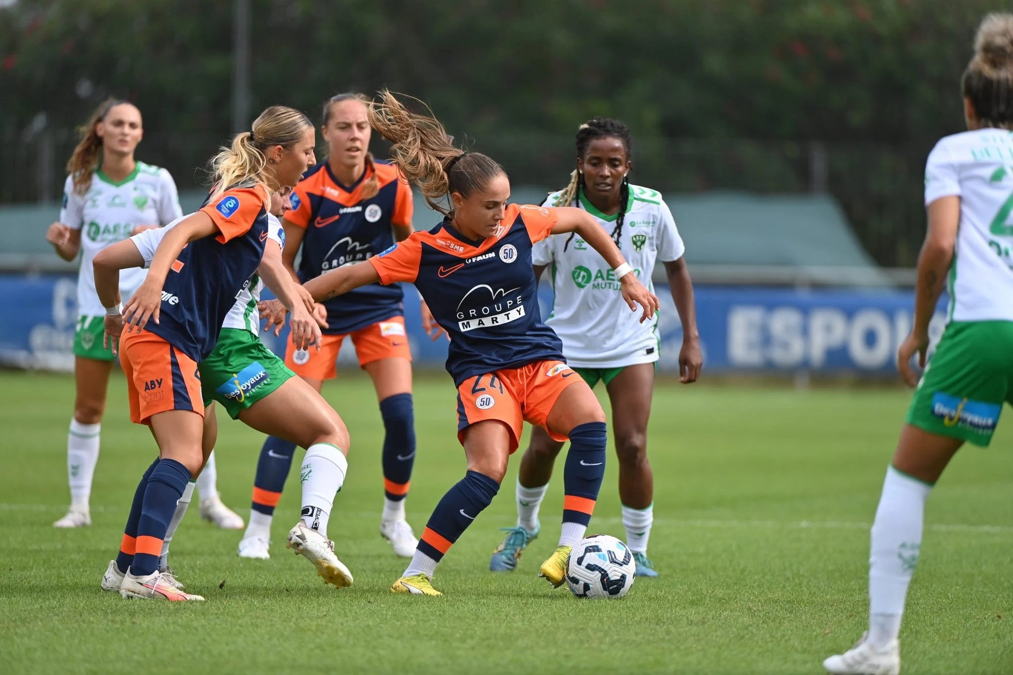 Match nul entre Montpellier et l'ASSE (photo MHSC)