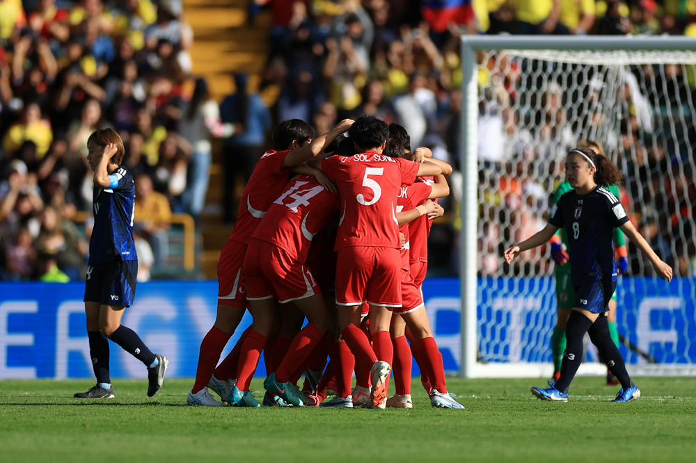 Les Nord-Coréennes triomphent en Colombie (photo FIFA.com)