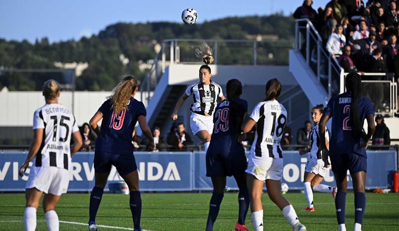 La défense parisienne a été mise à mal sur corners (photo Juventus)