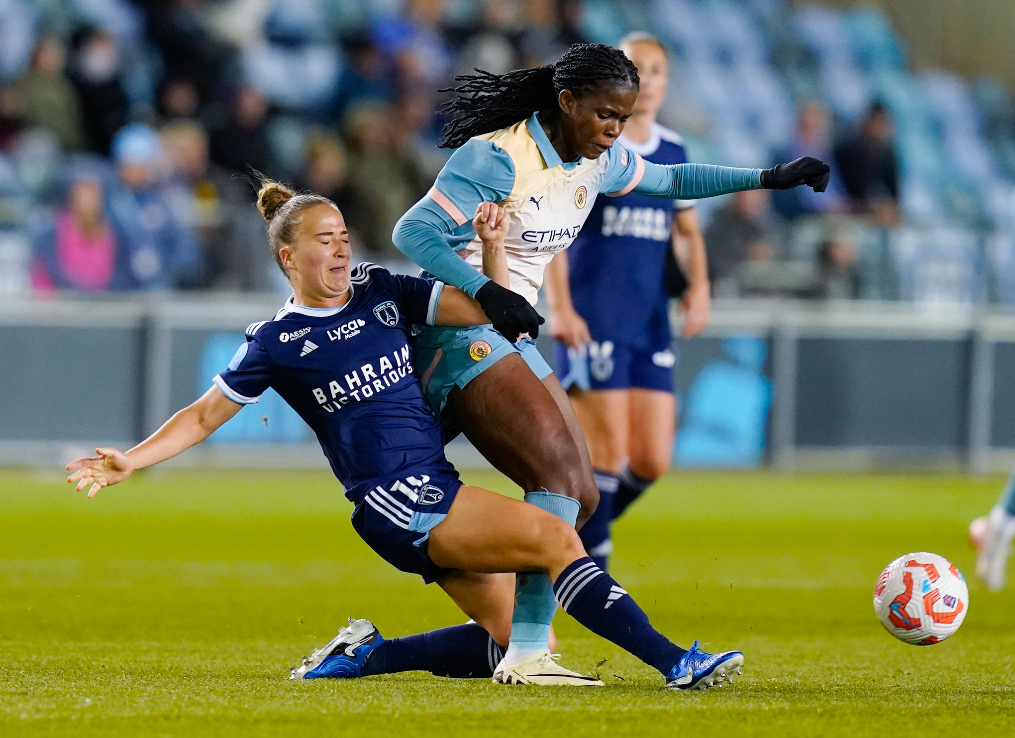 Bunny Shaw absente à l'aller, a scoré deux fois (photo ManCity)