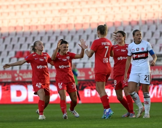 Dijon s'est repris avec un doublé de Pinther en 12 minutes (photo DFCO)