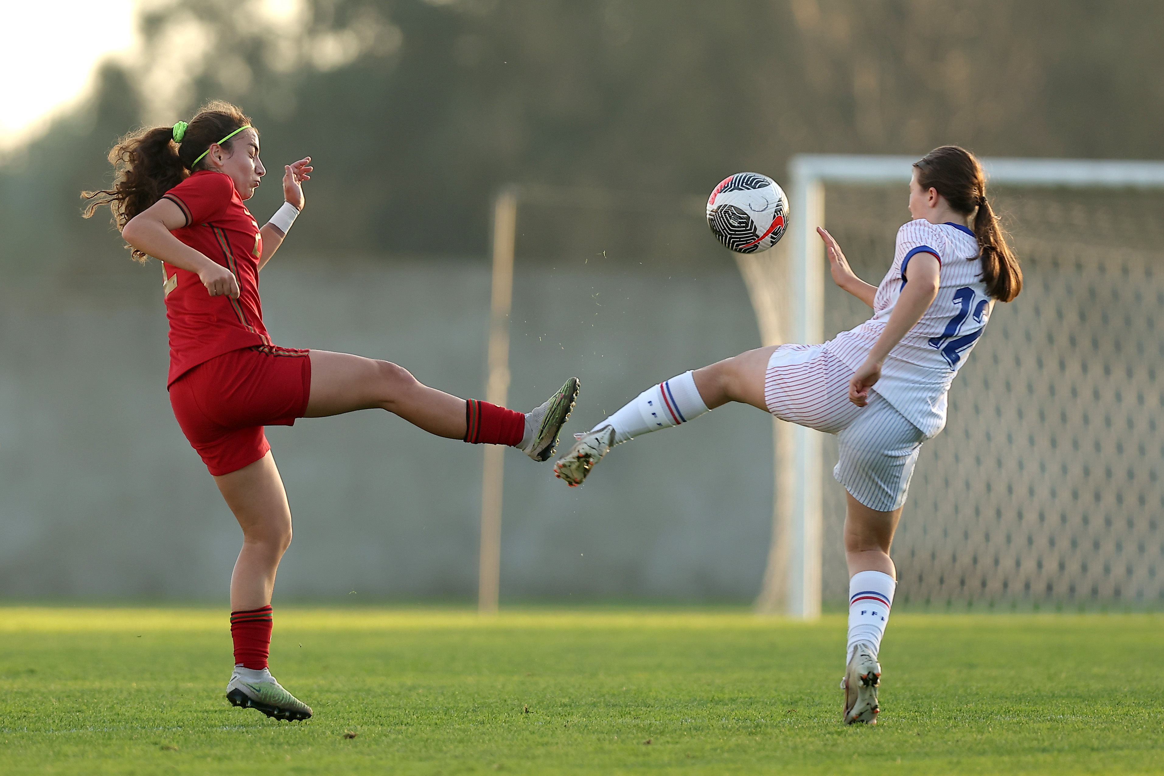 Jade Lourdelet face au Portugal (photo FPF)