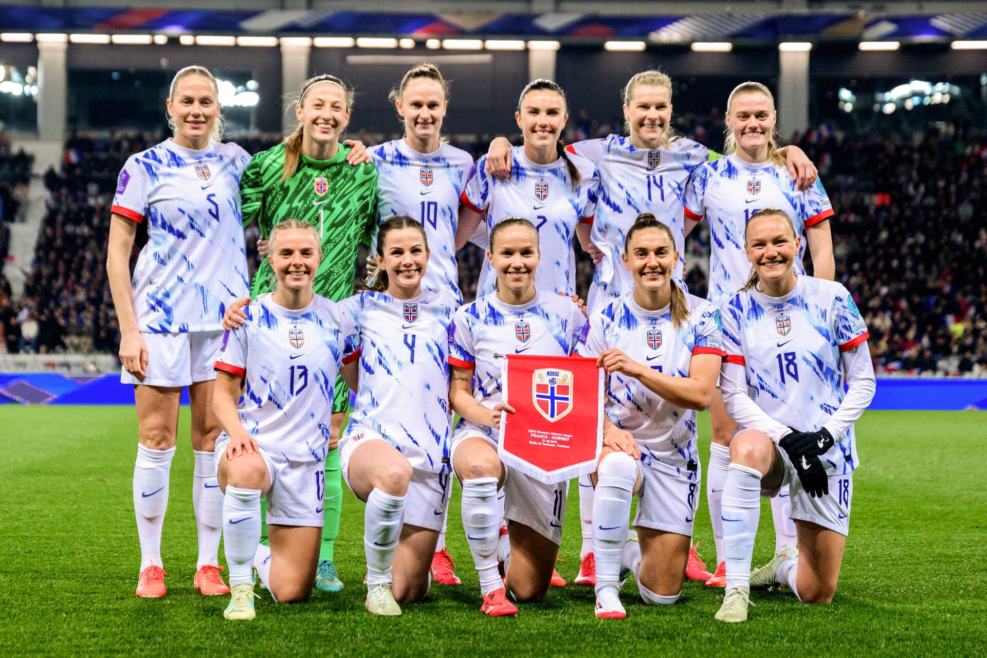 La Norvège avec Hegerberg capitaine (photo X @nff)