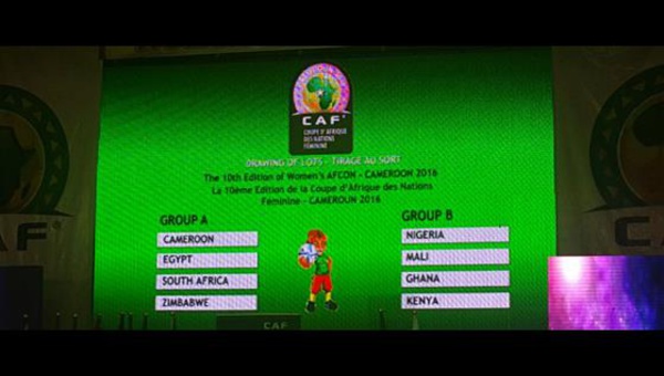 CAN 2016 : CAMEROUN - EGYPTE en ouverture le 19 novembre