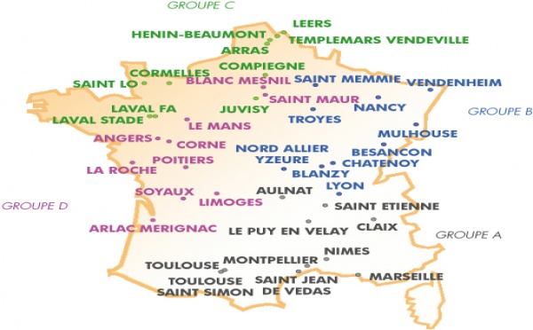 Les groupes de D3 2009-2010 connus