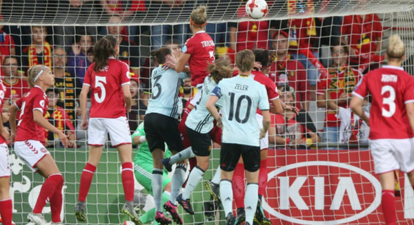 #WEURO2017 - Groupe A : le DANEMARK petitement face à la BELGIQUE