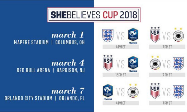 SHEBELIEVES Cup - Les listes des adversaires