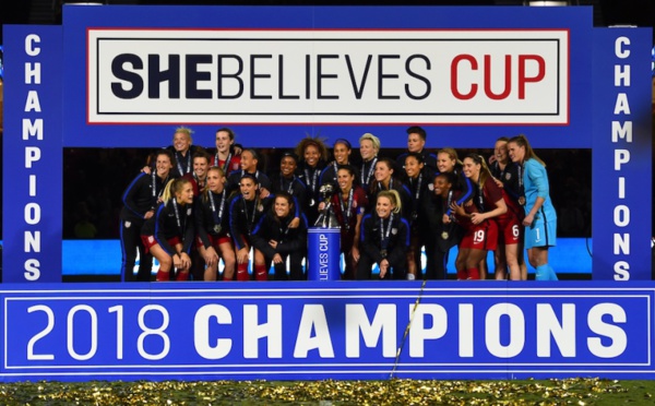 #SheBelievesCup - Les USA coiffent l'Angleterre au poteau et remportent la SBC