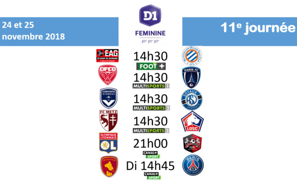 #D1F - J11 : Un METZ - LILLE qui vaut cher, le programme