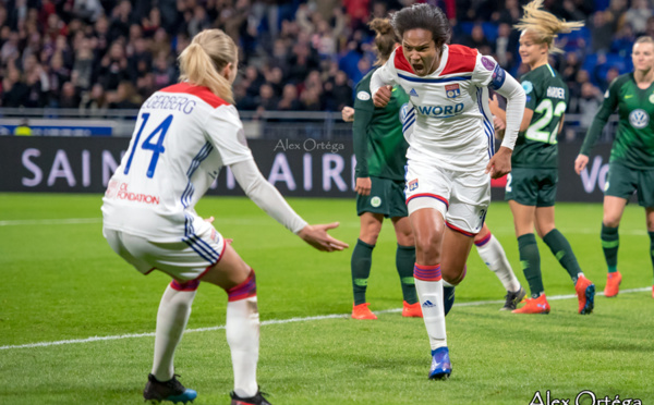 Ligue des Champions (Quart aller) - L'OL s'impose mais WOLFSBURG reste dans le coup