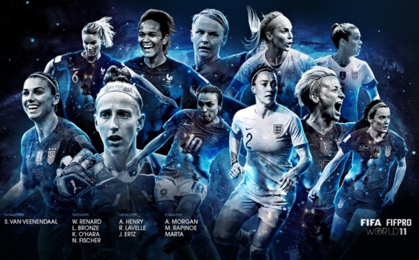 Cérémonie FIFA "The Best" - HENRY et RENARD lauréates dans le XI FIFPro, RAPINOE meilleure joueuse