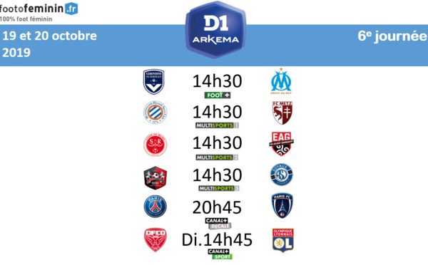 #D1Arkema - Le programme de la 6e journée