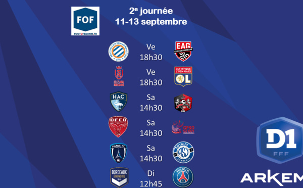 #D1Arkema - J2 : Trois matchs ce samedi, les groupes