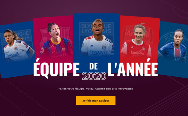 UEFA - Equipe de l'année féminine : les votes ouverts pour cette première