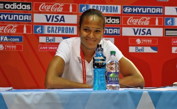 Bleues - La conférence de presse - Wendie RENARD : "Une autre nation, une autre culture"