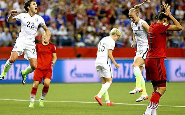 Coupe du Monde 2015 - Les ETATS-UNIS s'imposent face à l'ALLEMAGNE en demi-finale