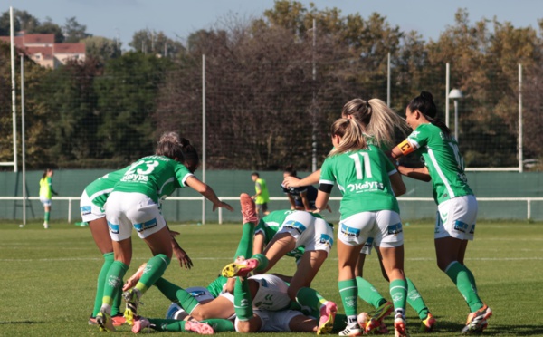 Caputo a libéré son équipes dans les arrêts de jeu (photo ASSE)