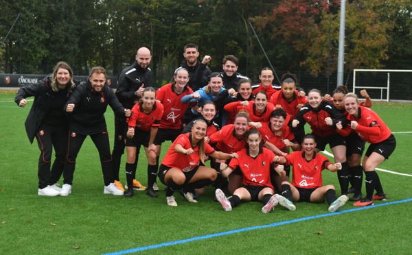 Les joueuses du Stade Rennais (photo Philippe Le Brech)