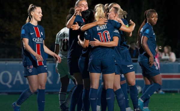 Les Parisiennes remportent le derby (photo PSG)