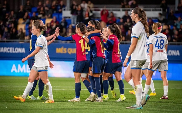 Après une défaite face à City, Barcelone a réalisé deux écrasantes victoires (photo FC Barcelone)