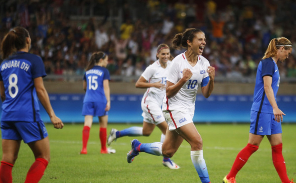 #Rio 2016 - JO - ETATS-UNIS - FRANCE : 1-0, Ce ne sera pas pour cette fois encore !