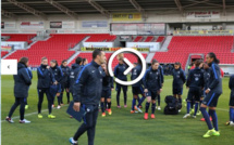 Bleues - La séance d'entrainement à Doncaster (FFF TV)