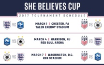 SheBelieves Cup - Le programme de la deuxième édition : ANGLETERRE - FRANCE pour débuter