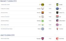 #UWCL (8es) - La programmation des hutièmes de finale connue