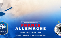 Bleues - Billetterie : FRANCE - ALLEMAGNE ouverte !