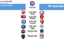 #D1F - J16 : le programme : PSG - MONTPELLIER à l'affiche, PFC - OL reporté