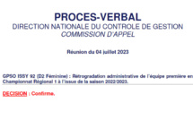 DNCG - GPSO92 ISSY confirmé en Régional 1