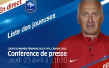 Bleues - Le replay de la conférence de Philippe BERGEROO pour l'annonce des 23 joueuses (FFF TV)