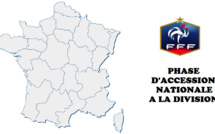 Phase Accession Nationale - Les barrages pour la Division 2 connus